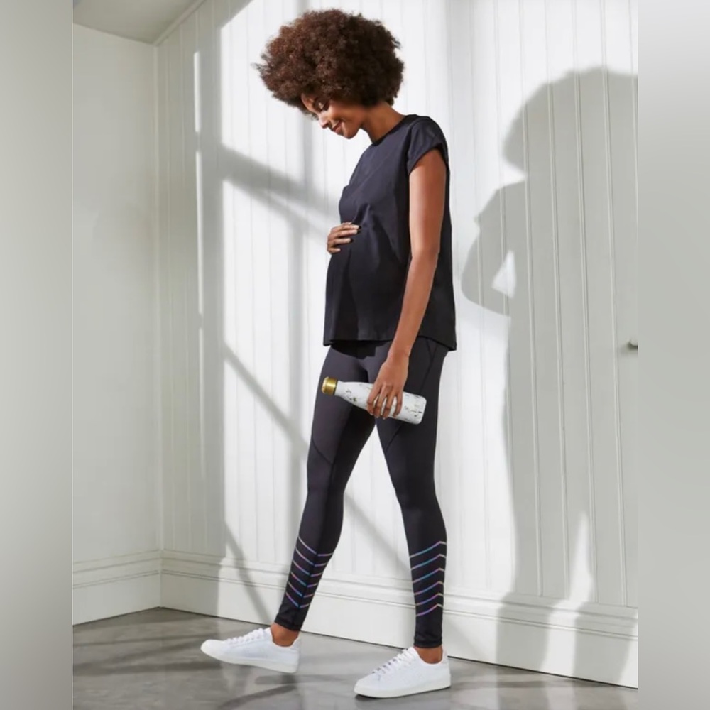 Black maternity shirt